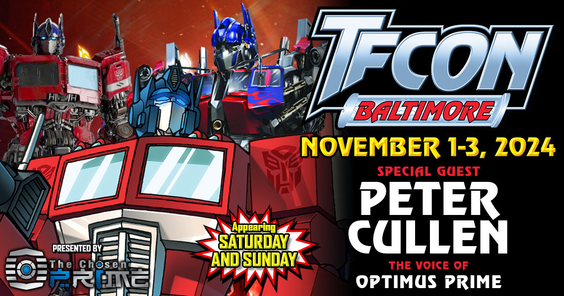 Peter Cullen the voice of Optimus Prime to attend TFcon Baltimore 2024