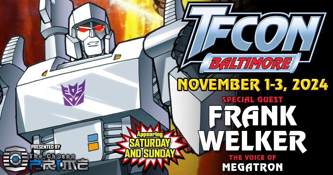 Frank Welker the voice of Megatron to attend TFcon Baltimore 2024