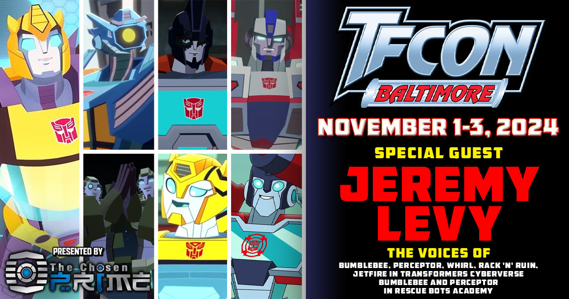 Transformers voice actor Jeremy Levy to attend TFcon Baltimore 2024