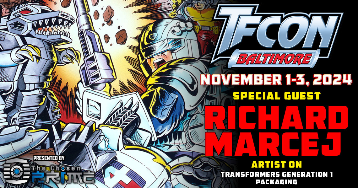 Transformers artist Richard Marcej to attend TFcon Baltimore 2024